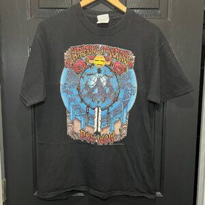 Vintage 1998 Gathering Of Nations Pow Wow T shirt Men's Size L Black Faded